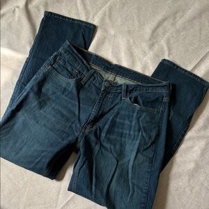 Levi's Dark Blue Straight Jeans
